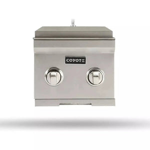 Coyote Built-In Double Side Burner - C1DB LP/NG.