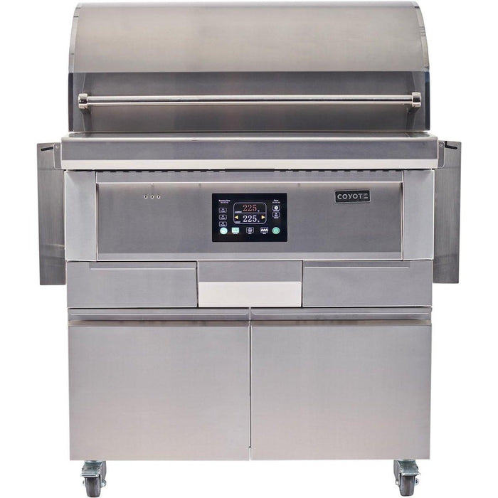 Coyote 36 inch Freestanding Pellet Grill with Cart - C1P36-FS.