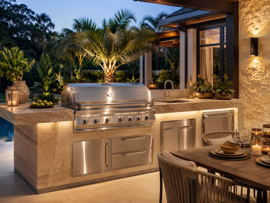 How To Build A Luxury Outdoor Kitchen Around A Premium BBQ Grill