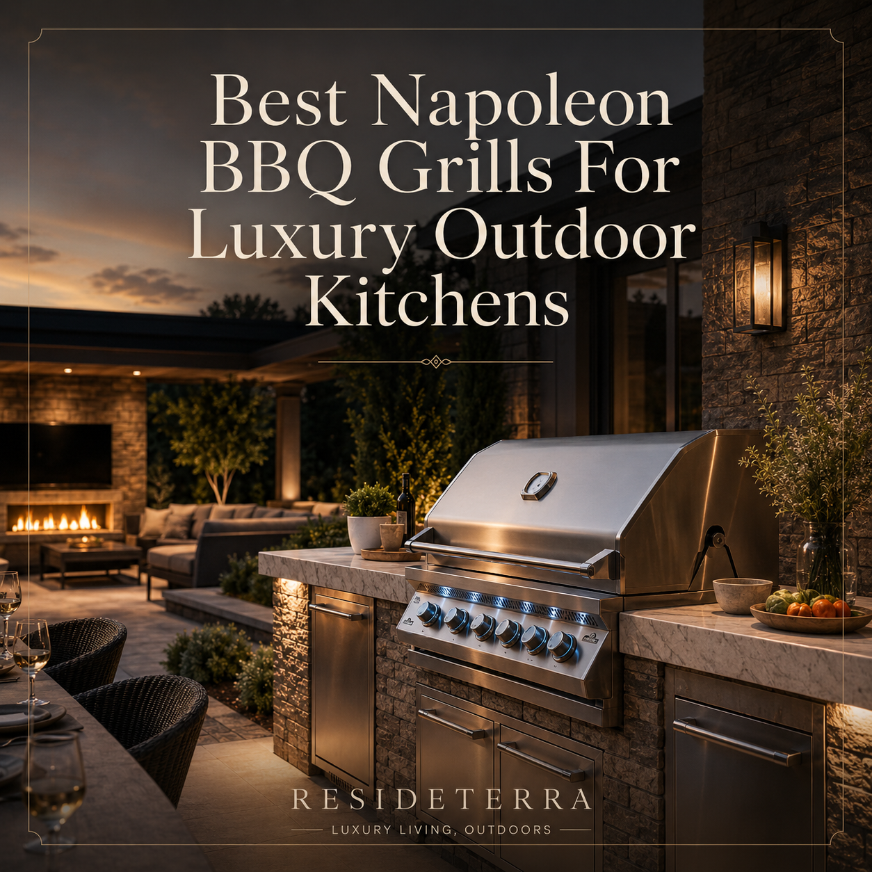 Best Napoleon BBQ grills for luxury outdoor kitchens