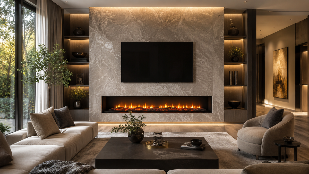 Linear Electric Fireplace