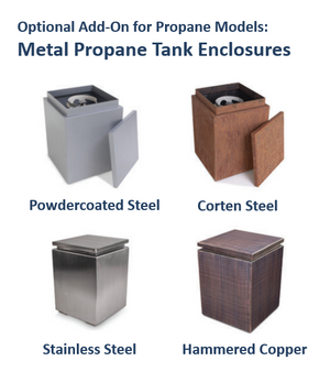 The Outdoor Plus Seashore Metal Fire Table.