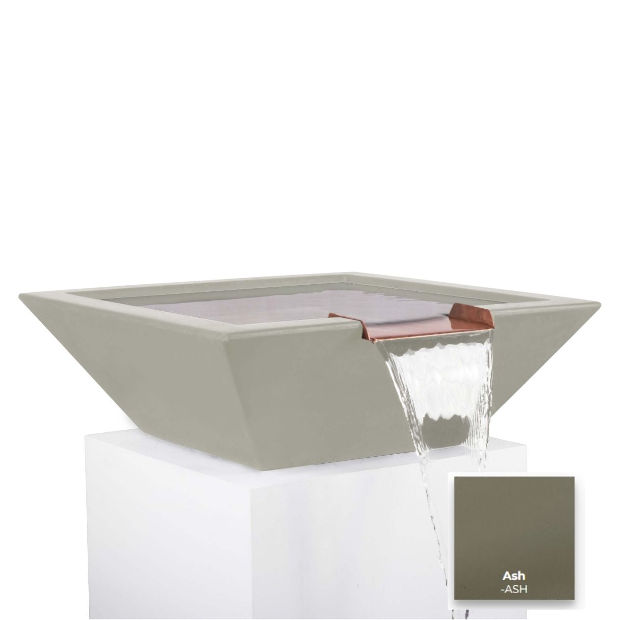 The Outdoor Plus Maya Concrete Water Bowl.