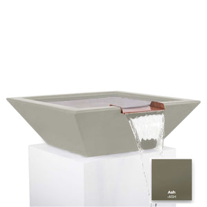 The Outdoor Plus Maya Concrete Water Bowl.