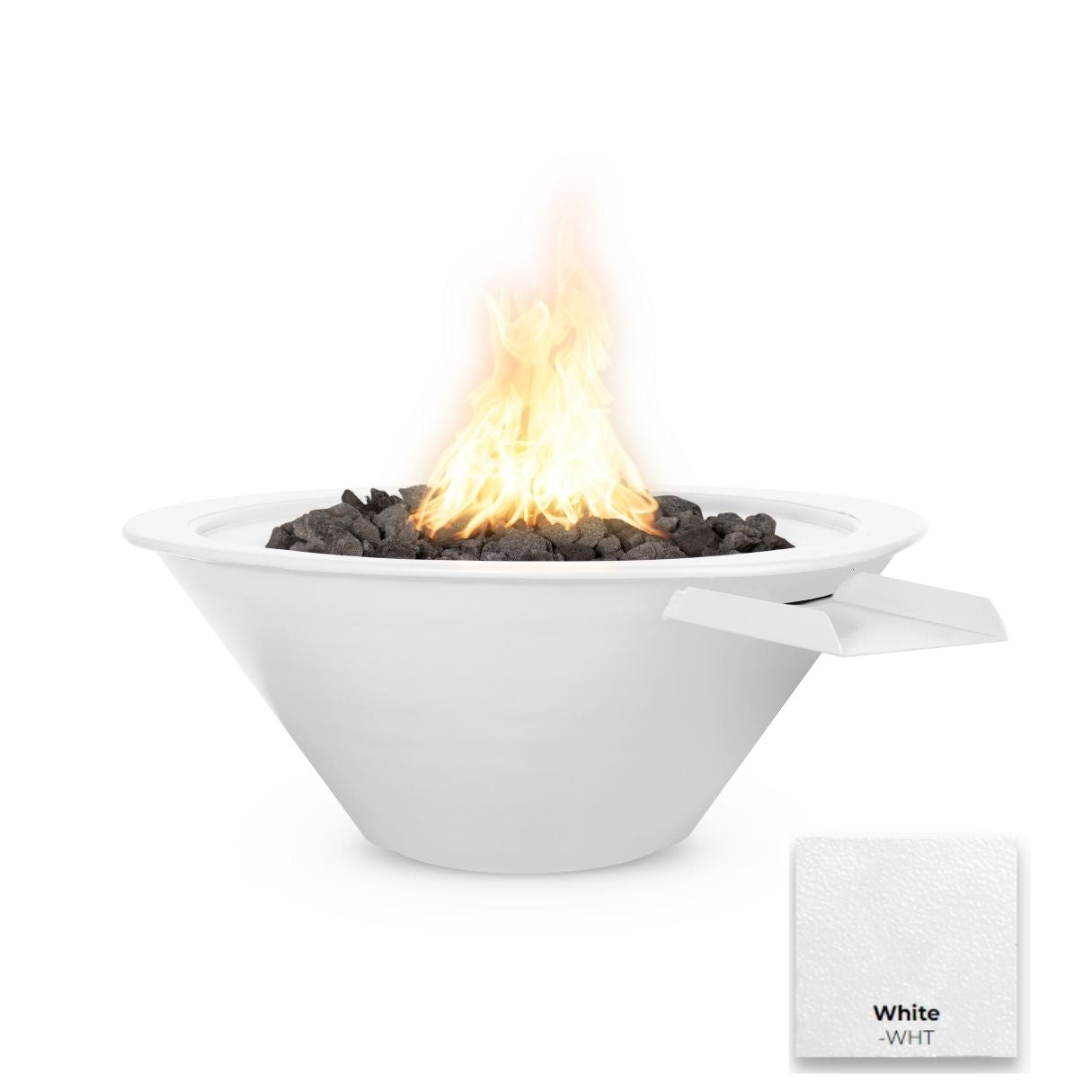 The Outdoor Plus Cazo Powdercoated Steel Fire & Water Bowl.