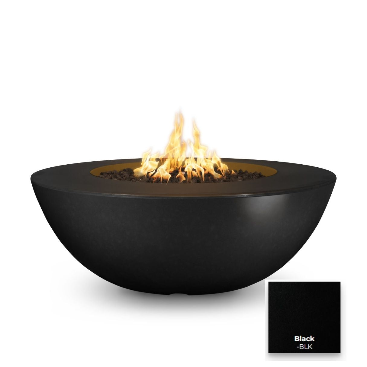 The Outdoor Plus Sedona Wide Ledge Concrete Fire Pit.