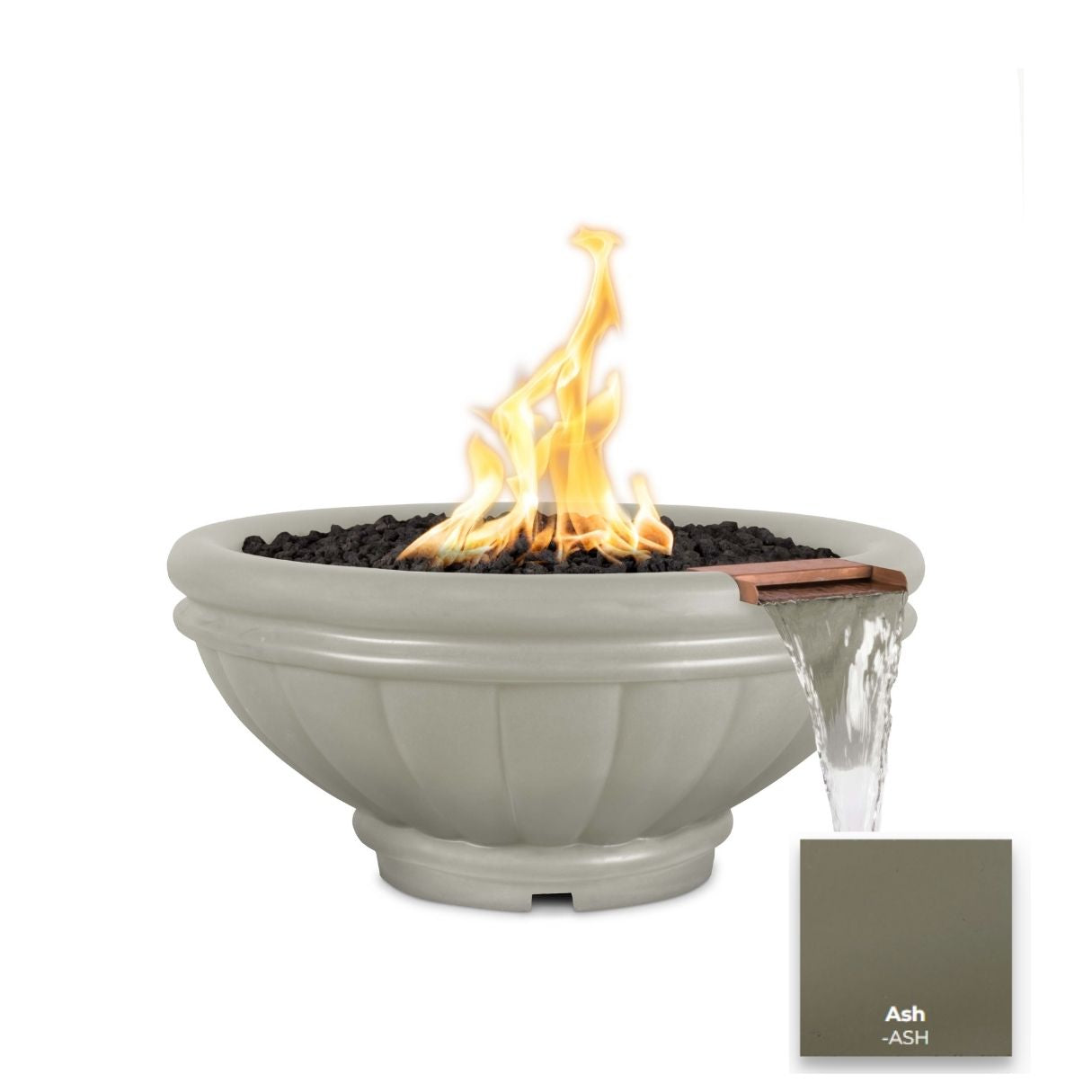 The Outdoor Plus Roma Concrete Fire & Water Bowl.