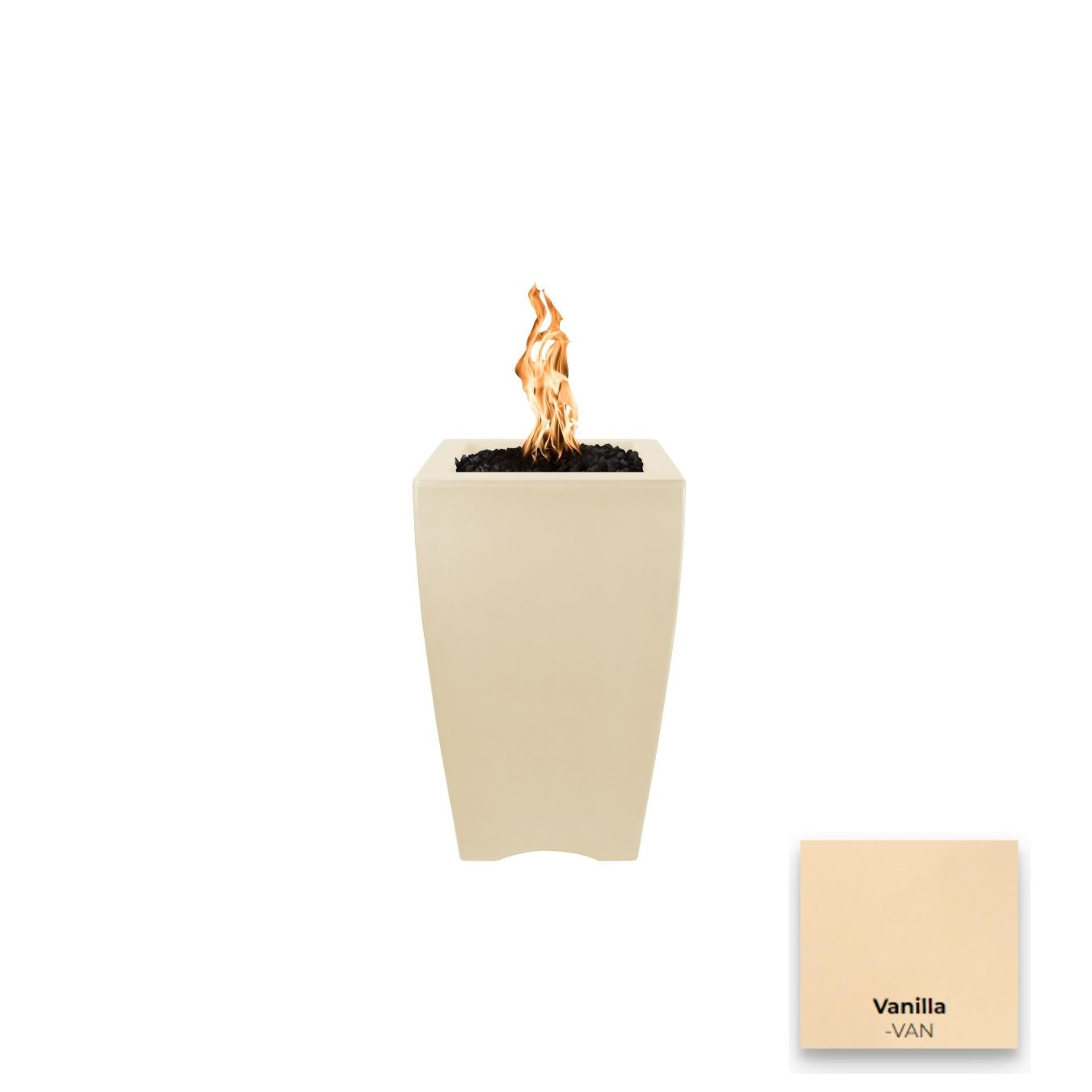 The Outdoor Plus Baston Concrete Fire Pillar.