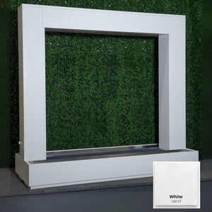 Paradise Fall - Metal Powder Coat - With Copper Rainfall Scupper by The Outdoor Plus.