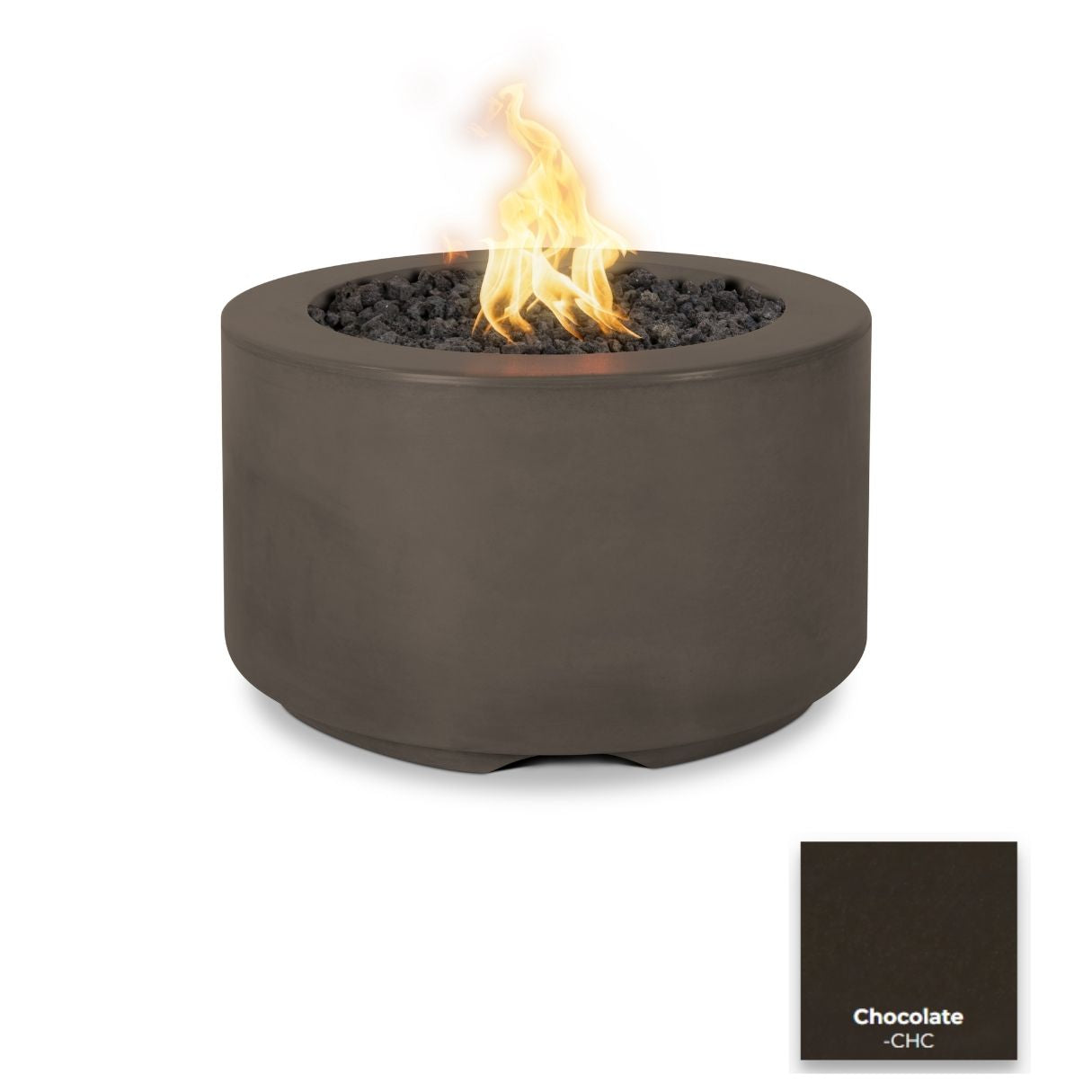 The Outdoor Plus 32" Florence Concrete Fire Pit.