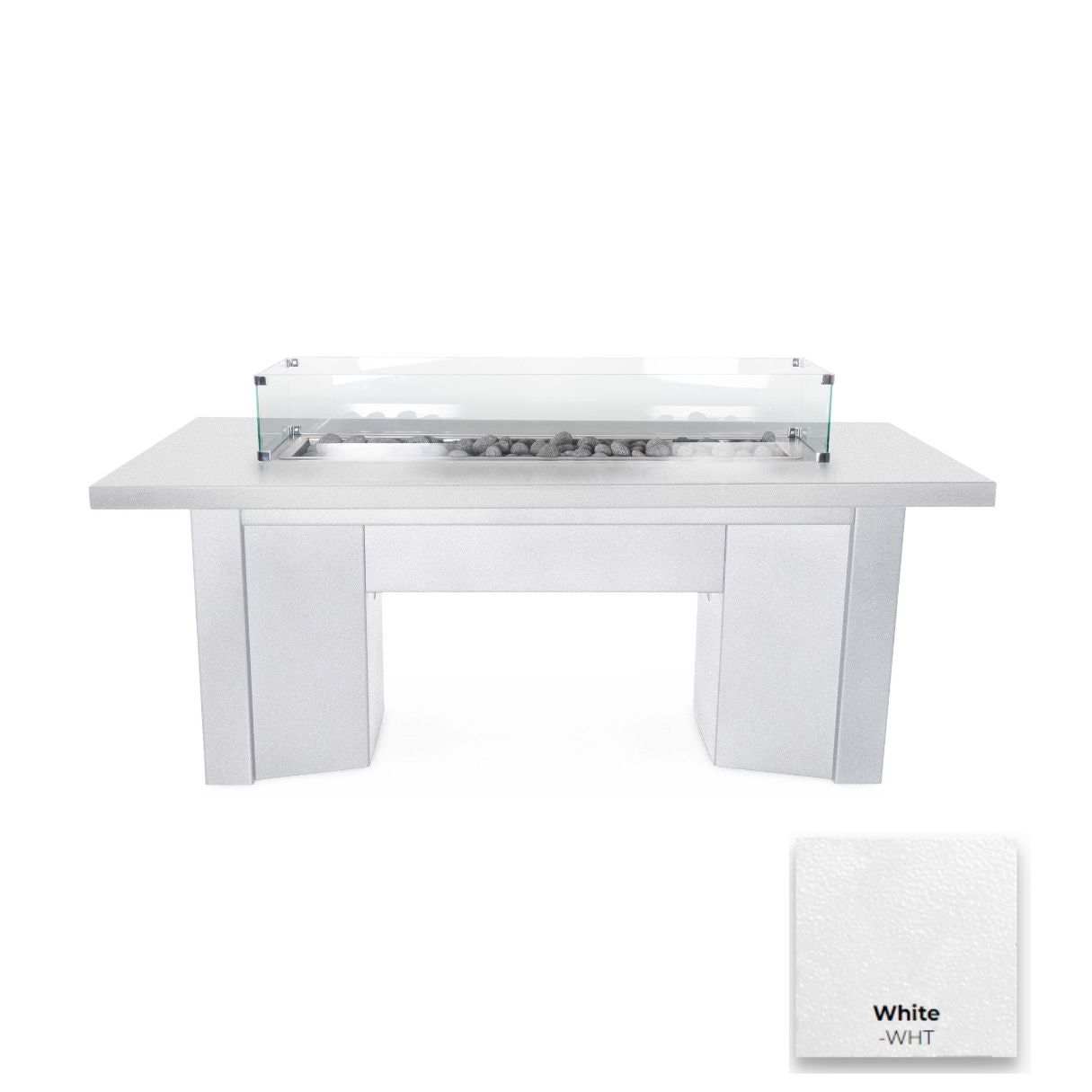 The Outdoor Plus Alameda Powder Coat Steel Fire Table.