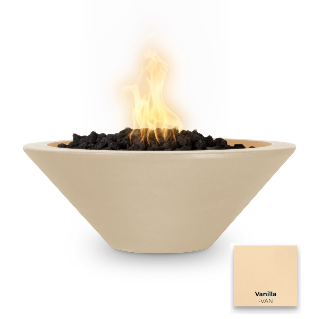 The Outdoor Plus Cazo Concrete Fire Bowl.