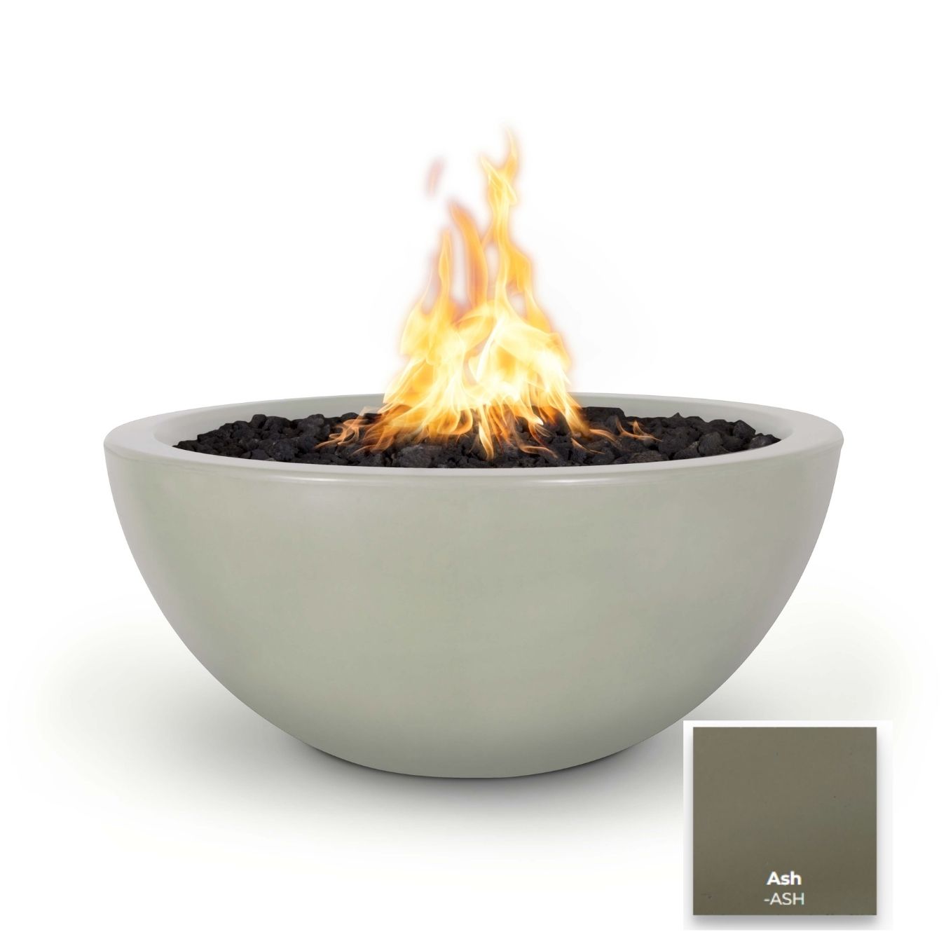 The Outdoor Plus Luna Concrete Fire Pit.