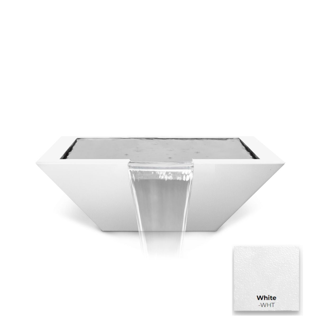 The Outdoor Plus Maya Powdercoated Steel Water Bowl.