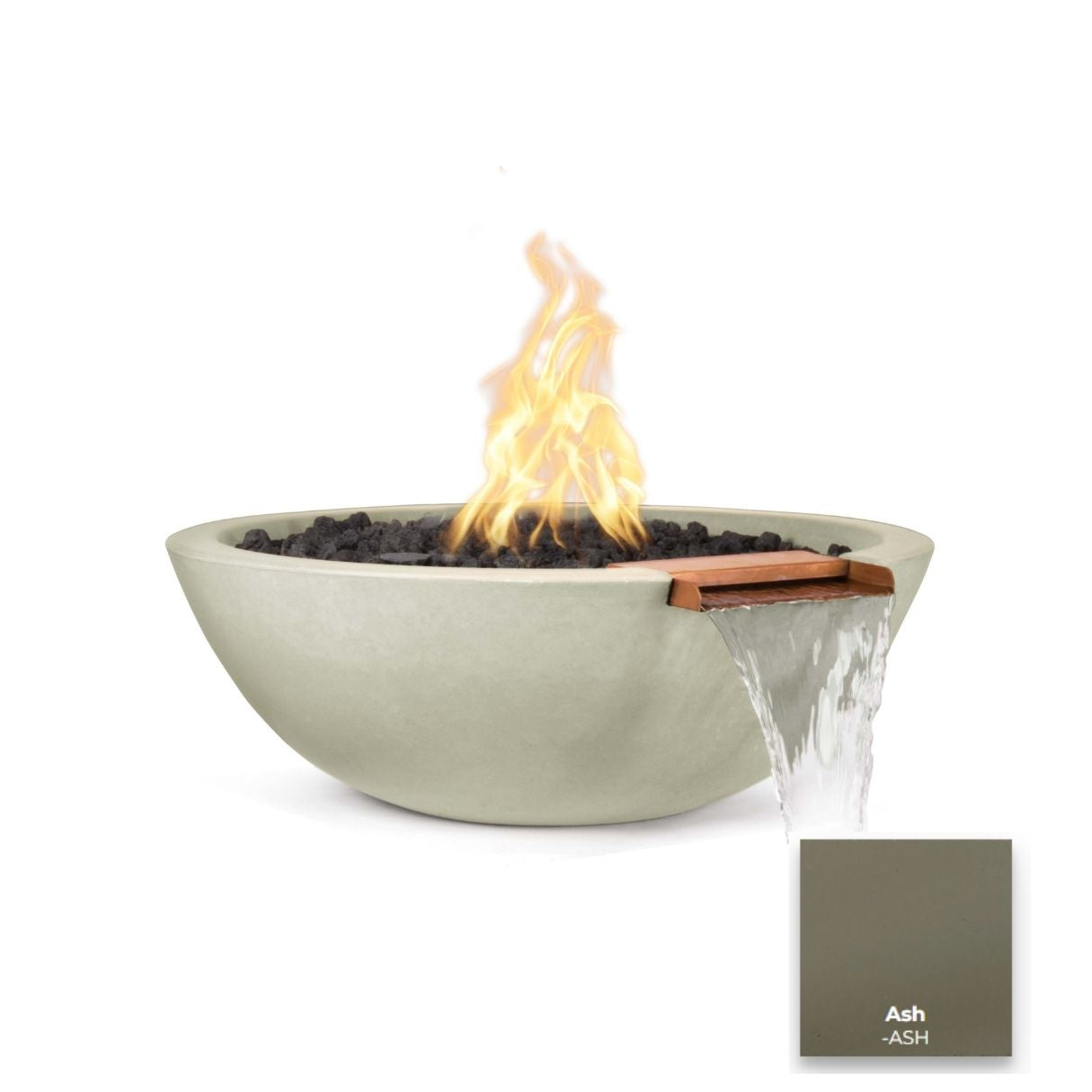 The Outdoor Plus Sedona Concrete Fire & Water Bowl.