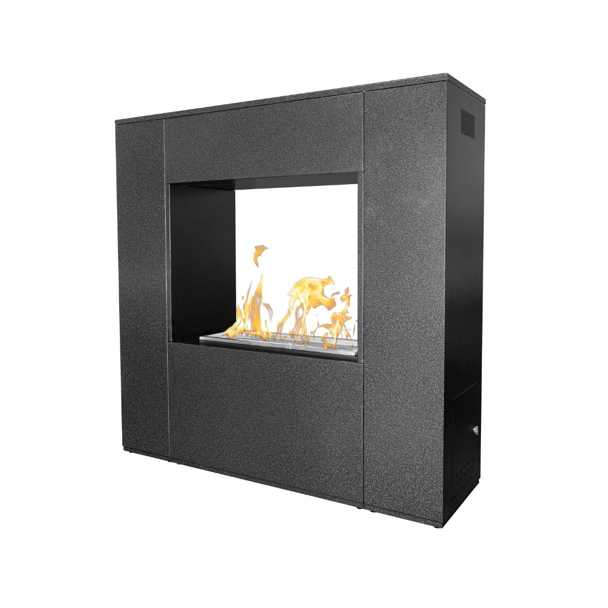 The Outdoor Plus Williams Outdoor Fireplace - Powder Coated Metal.