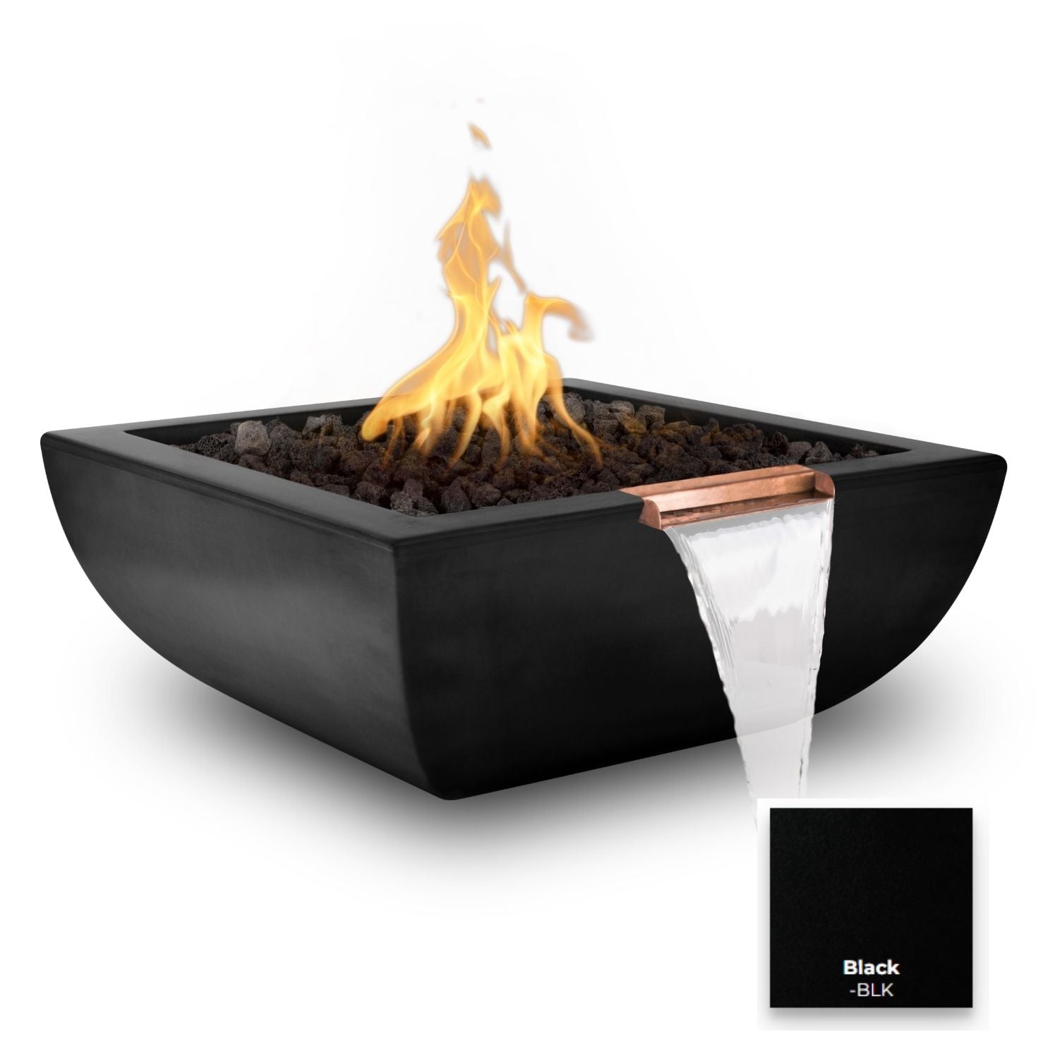 The Outdoor Plus Avalon Concrete Fire & Water Bowl.