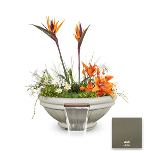 The Outdoor Plus Roma Concrete Planter & Water Bowl.