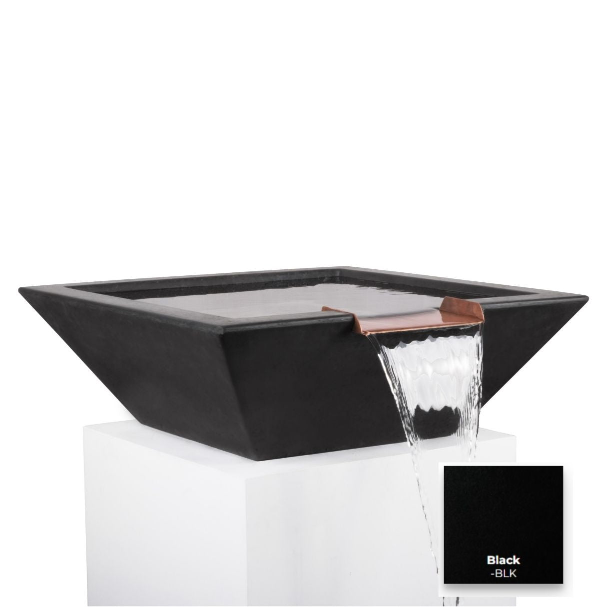 The Outdoor Plus Maya Concrete Water Bowl.