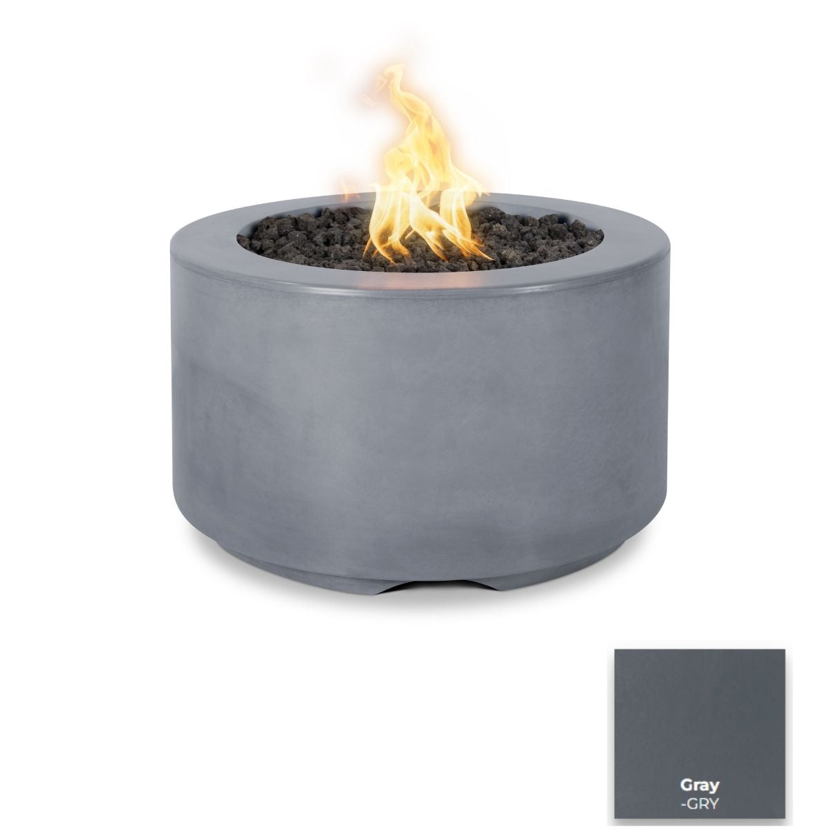 The Outdoor Plus 32" Florence Concrete Fire Pit.