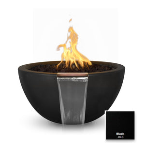 The Outdoor Plus Luna Concrete Fire & Water Bowl.