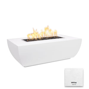 The Outdoor Plus Avalon Linear Metal Fire Pit - 15" Tall.