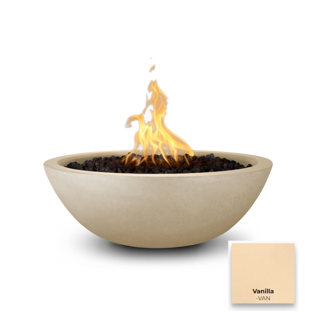The Outdoor Plus Sedona Concrete Fire Bowl.