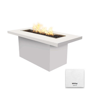 The Outdoor Plus Bella Linear Steel Fire Table.