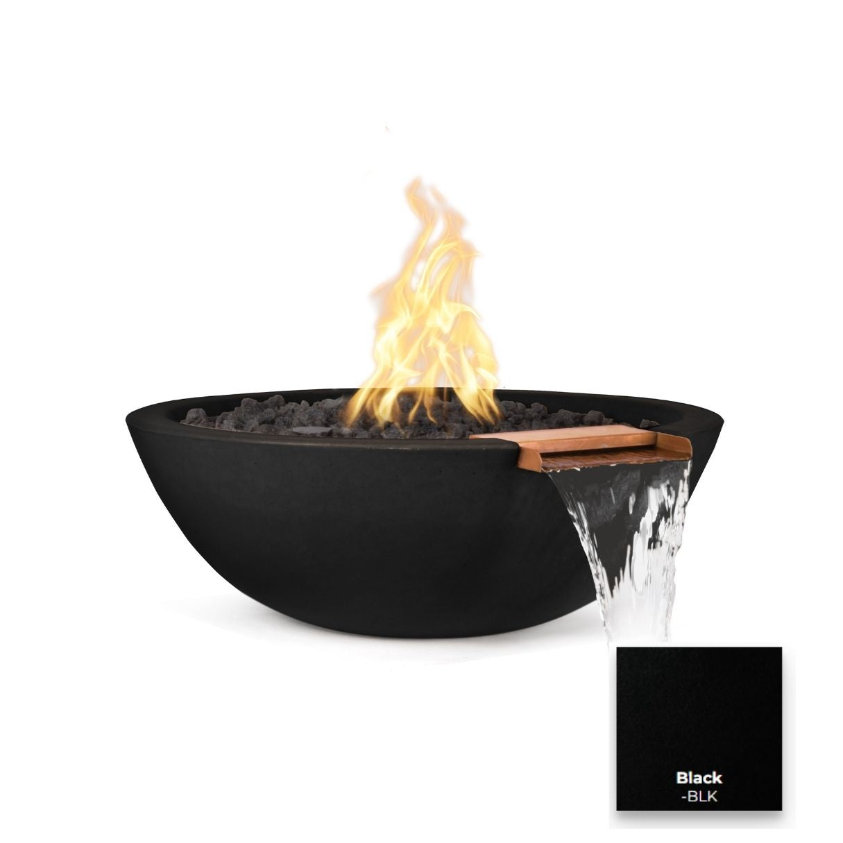 The Outdoor Plus Sedona Concrete Fire & Water Bowl.