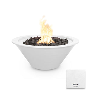 The Outdoor Plus Cazo Powdercoated Steel Fire Bowl.