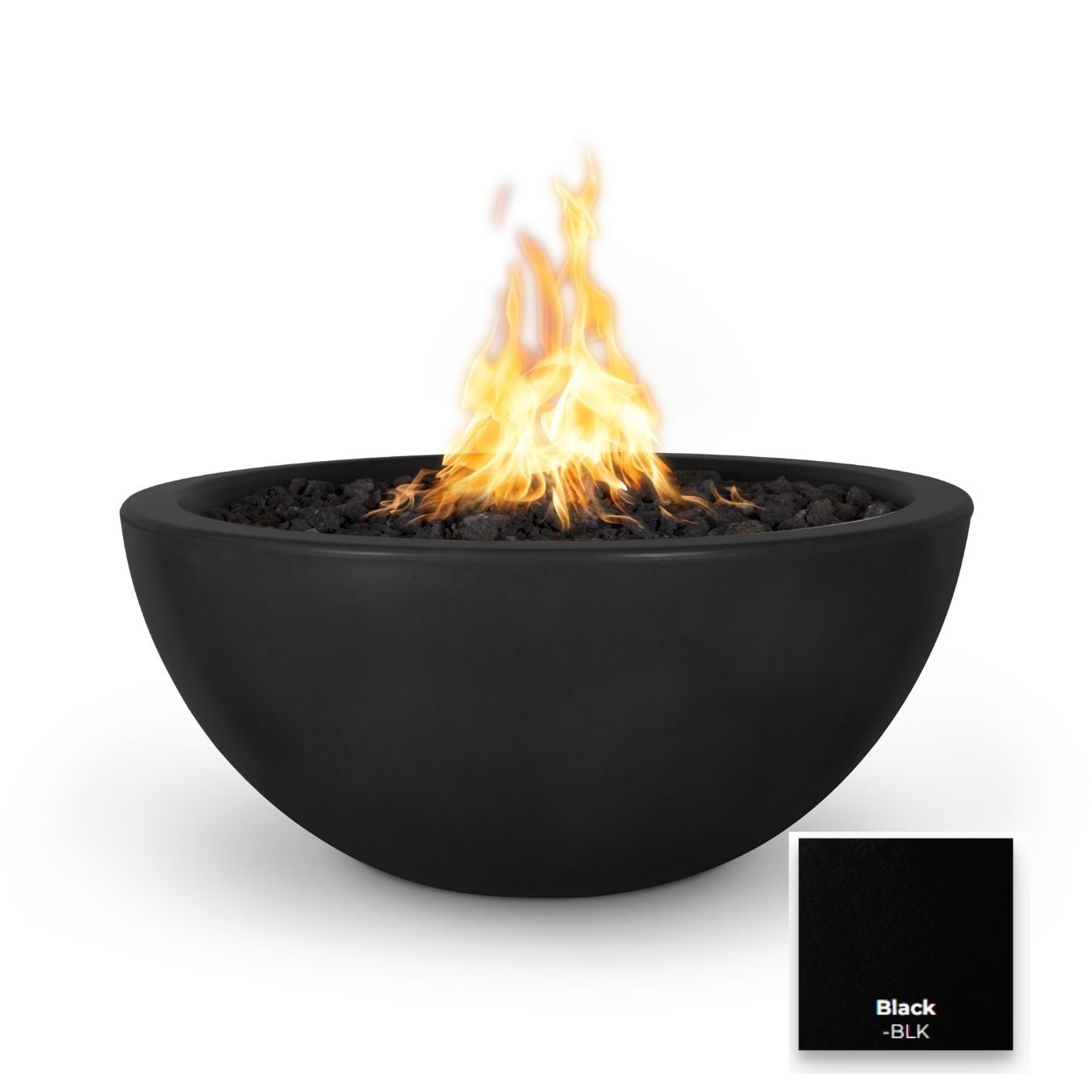 The Outdoor Plus Luna Concrete Fire Pit.