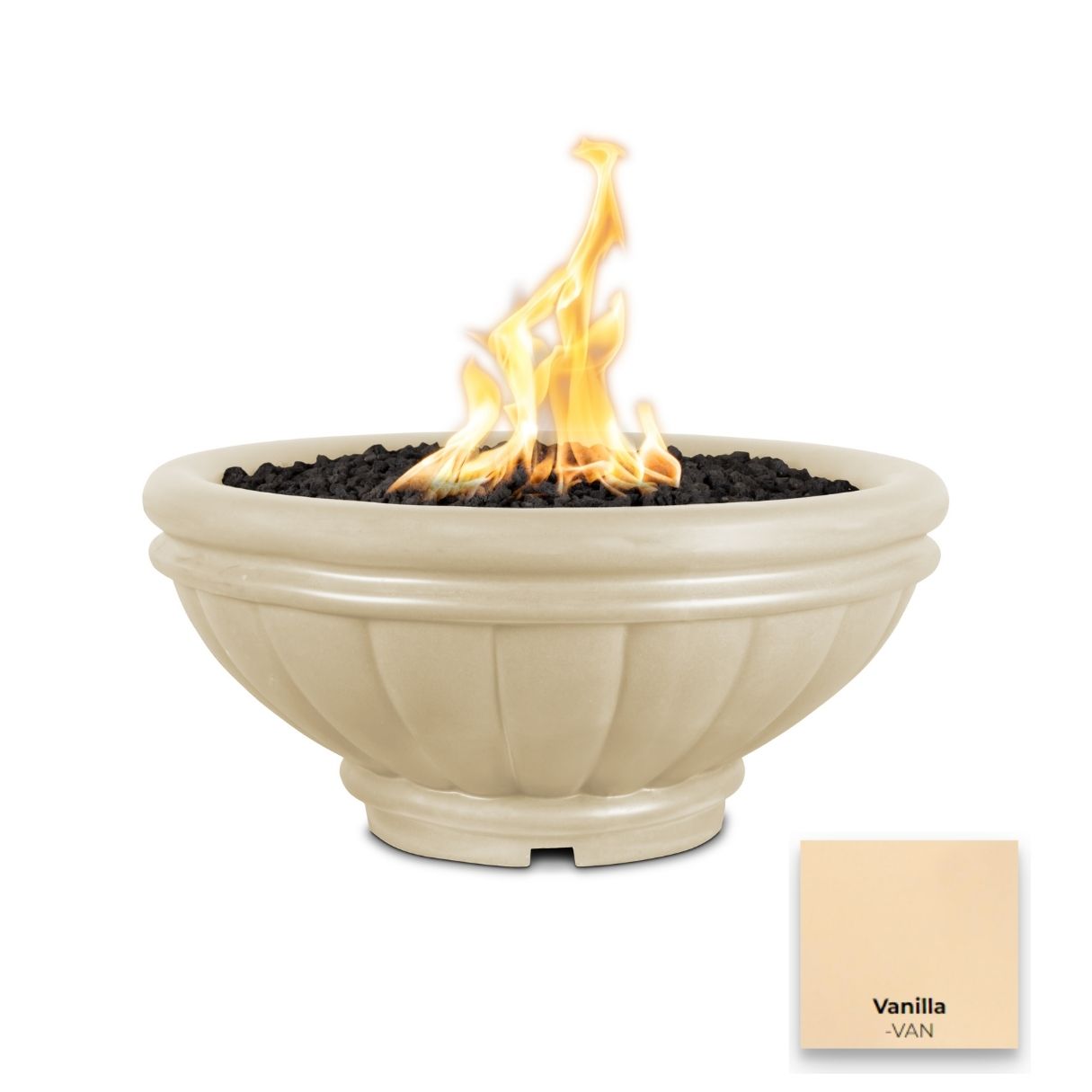 The Outdoor Plus Roma Concrete Fire Bowl.