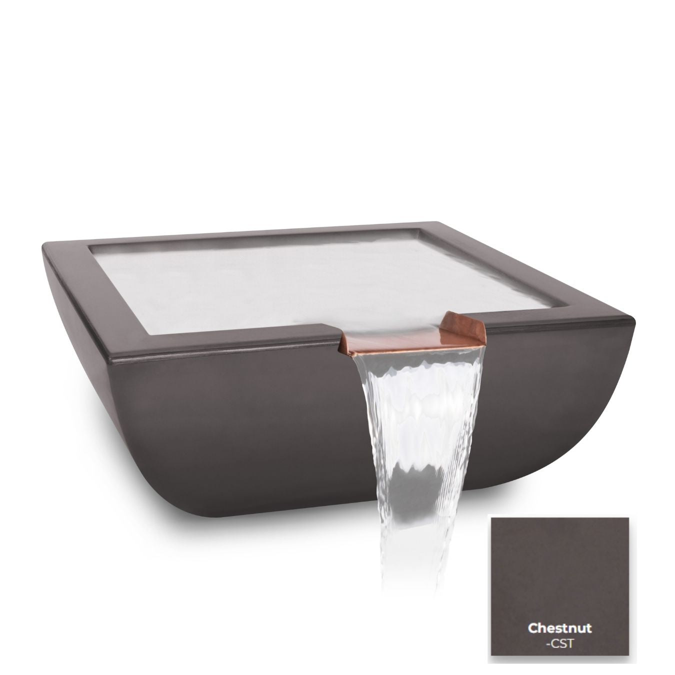 The Outdoor Plus Avalon Concrete Water Bowl.