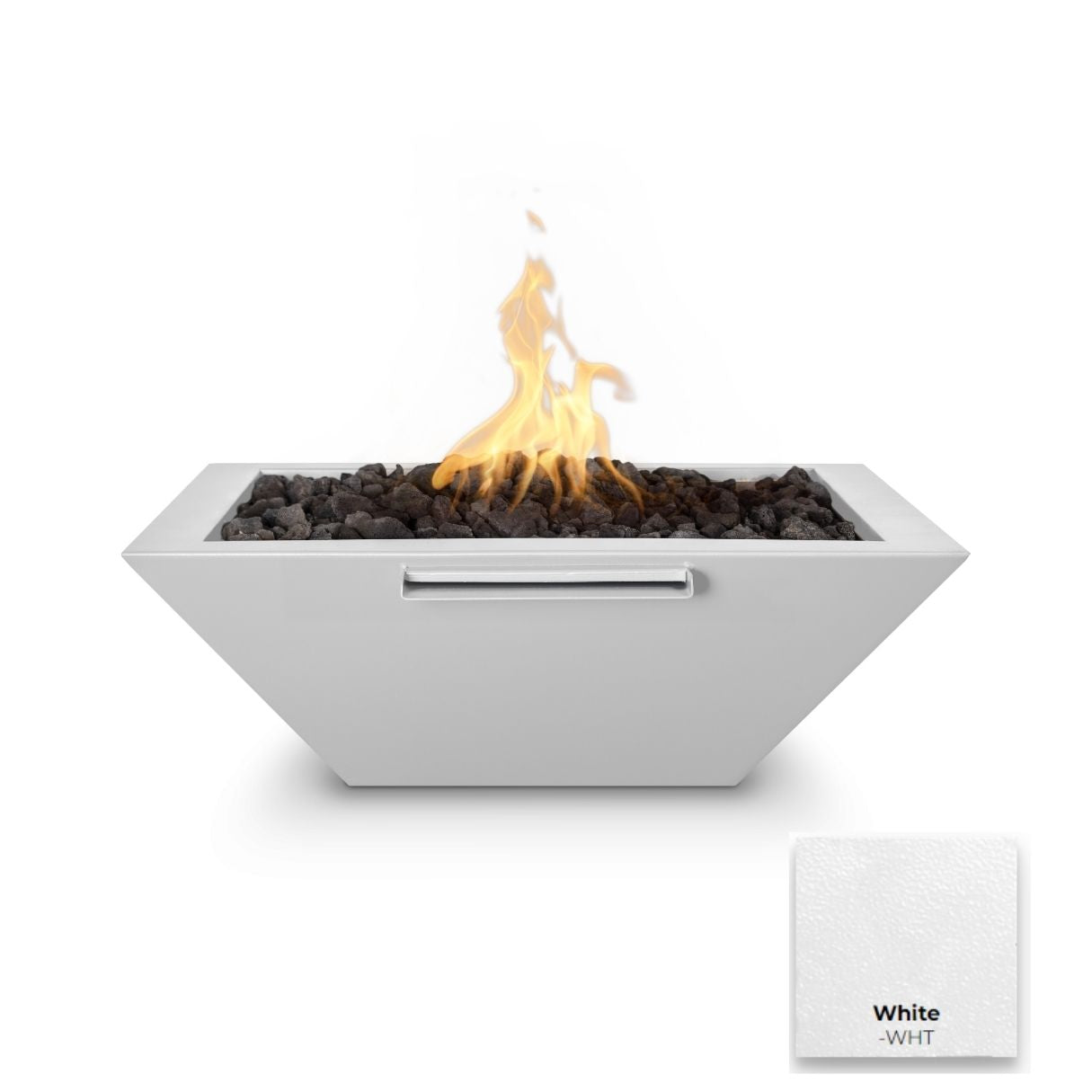 The Outdoor Plus Maya Powdercoated Steel Fire & Water Bowl.