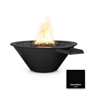 The Outdoor Plus Cazo Powdercoated Steel Fire & Water Bowl.