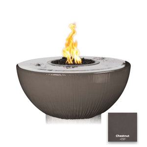 The Outdoor Plus Sedona 360° Concrete Fire & Water Bowl.