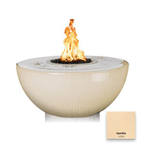 The Outdoor Plus Sedona 360° Concrete Fire & Water Bowl.