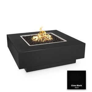 The Outdoor Plus Cabo Square Metal Fire Pit.