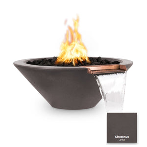The Outdoor Plus Cazo Concrete Fire & Water Bowl.