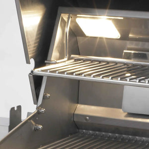 Fire Magic Echelon Diamond E660i 30-Inch Natural Gas Built-In Grill with Backburner, Rotisserie Kit and Digital Thermometer (E660I-8E1N).