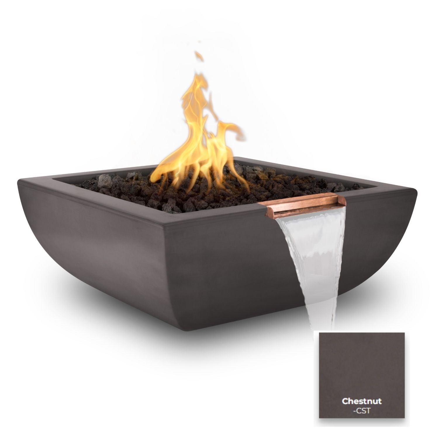 The Outdoor Plus Avalon Concrete Fire & Water Bowl.