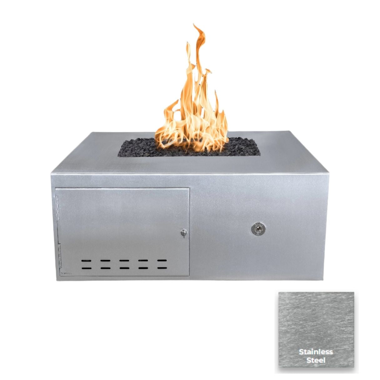 The Outdoor Plus Gallaway Low Profile Fire Pit.