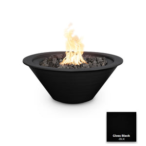 The Outdoor Plus Cazo Powdercoated Steel Fire Bowl.