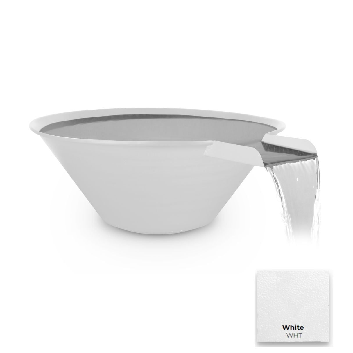 The Outdoor Plus Cazo Powdercoated Steel Water Bowl.