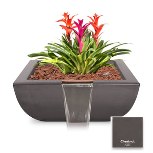 The Outdoor Plus Avalon Concrete Planter & Water Bowl.