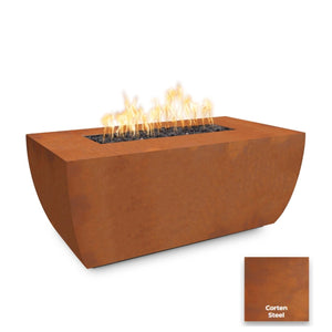 The Outdoor Plus Avalon Linear Metal Fire Pit - 24" Tall.