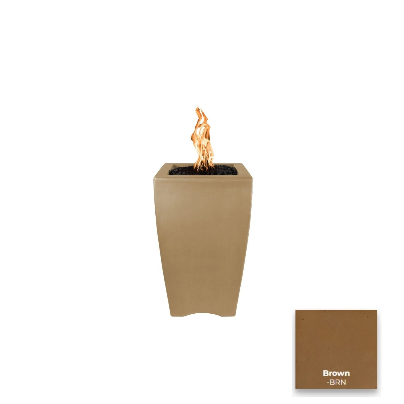 The Outdoor Plus Baston Concrete Fire Pillar.