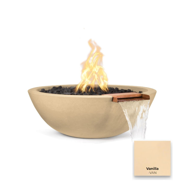 The Outdoor Plus Sedona Concrete Fire & Water Bowl.