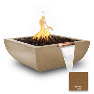 The Outdoor Plus Avalon Concrete Fire & Water Bowl.