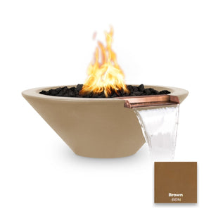 The Outdoor Plus Cazo Concrete Fire & Water Bowl.